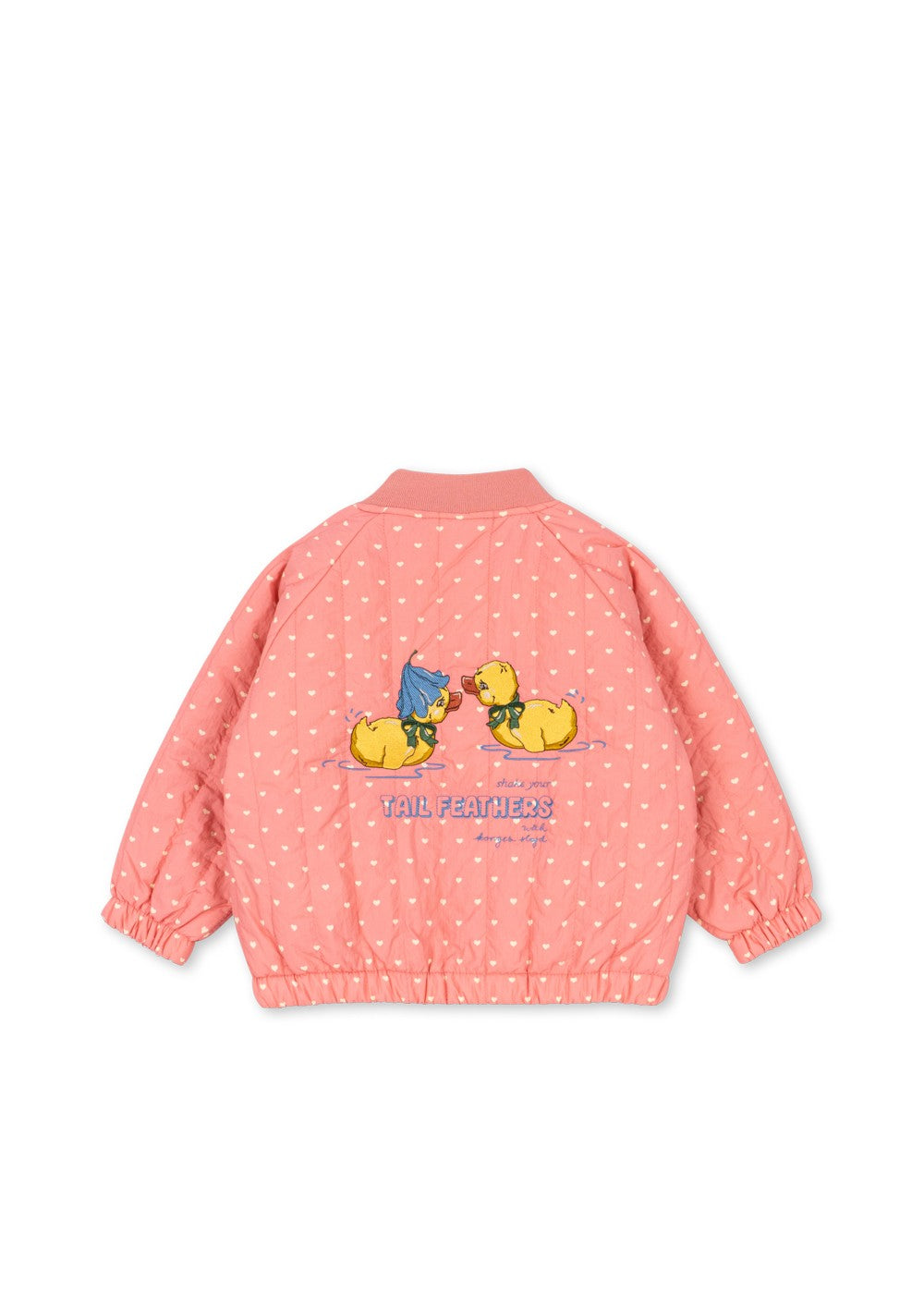 Konges Sløjd Juno Duckling Printed Bomber Jacket - Coeur Feathers