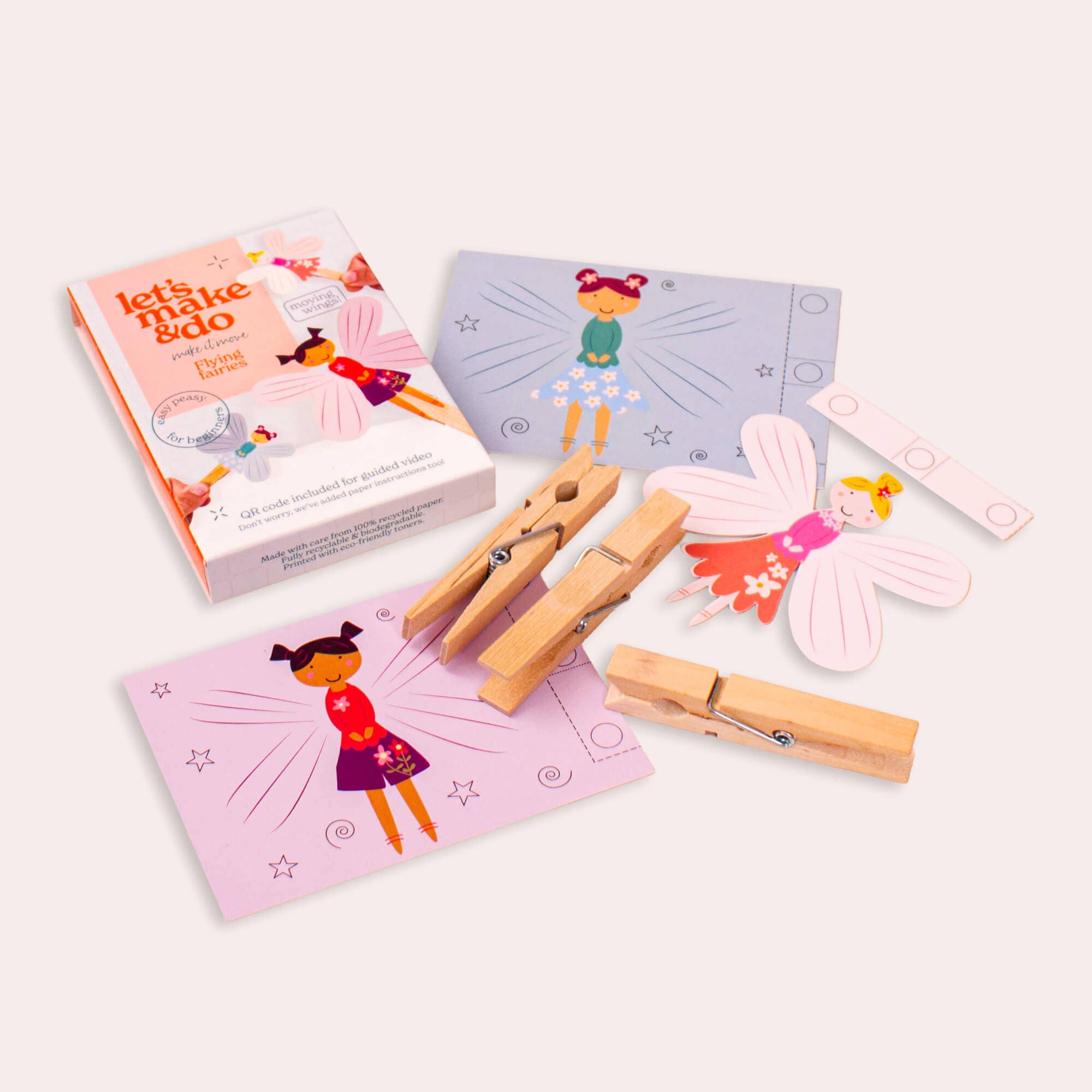 Make It Move - Flying Fairies Craft Kit for Kids