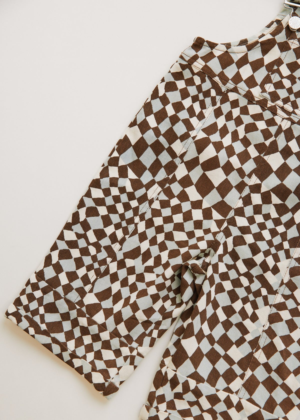 Claude & Co Blythe Warped Checkerboard Dungaree
