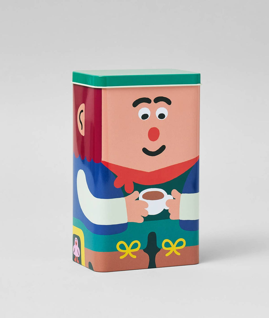 Wrap - Lil Guy and Coffee, Coffee Storage Tin