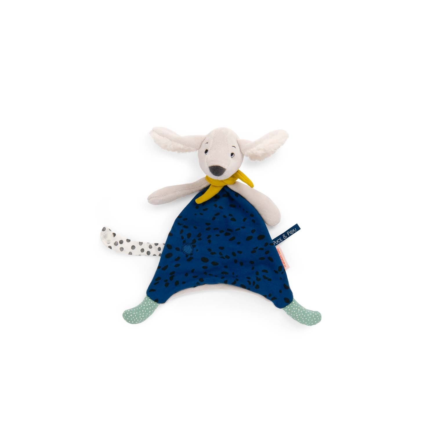 Moulin Roty Pilou blue comforter - Puce & Pilou