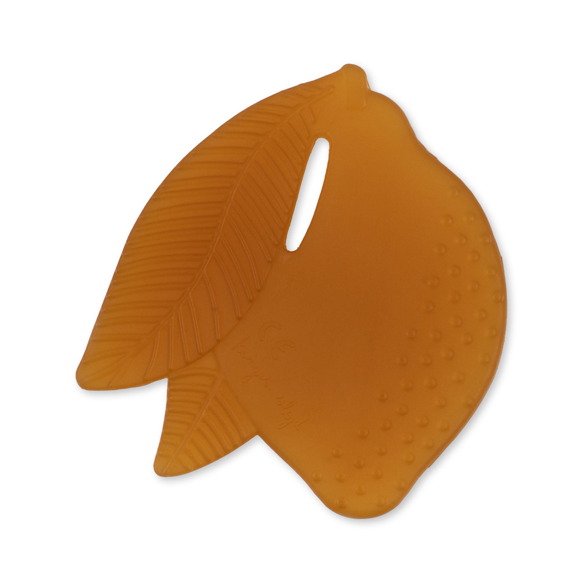Konges Sløjd Flat Fruit Teether - Lemon
