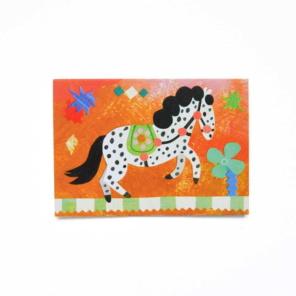 Circus Pony Mini Greeting Card