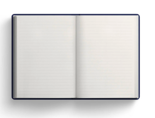 Blue Green Stripe Notebook