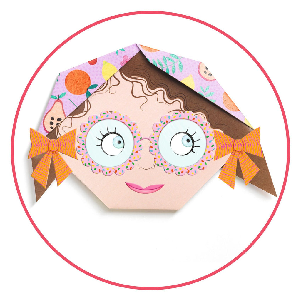 Djeco Origami Craft Set - Pretty Faces