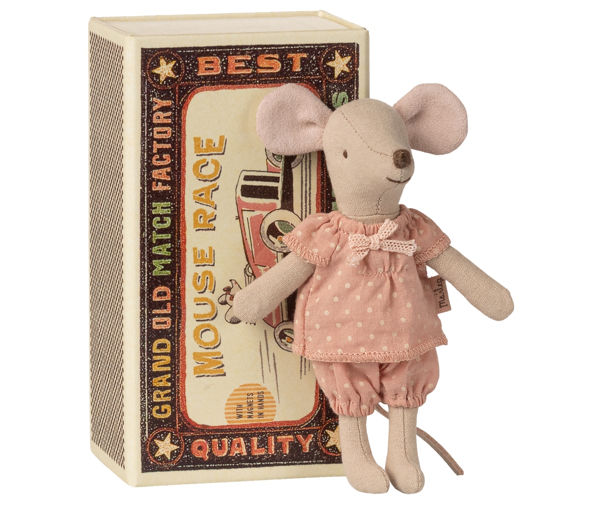 Maileg Big sister mouse in matchbox