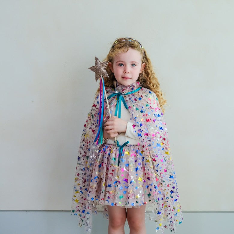 Mimi & Lula Rainbow Unicorn Cape