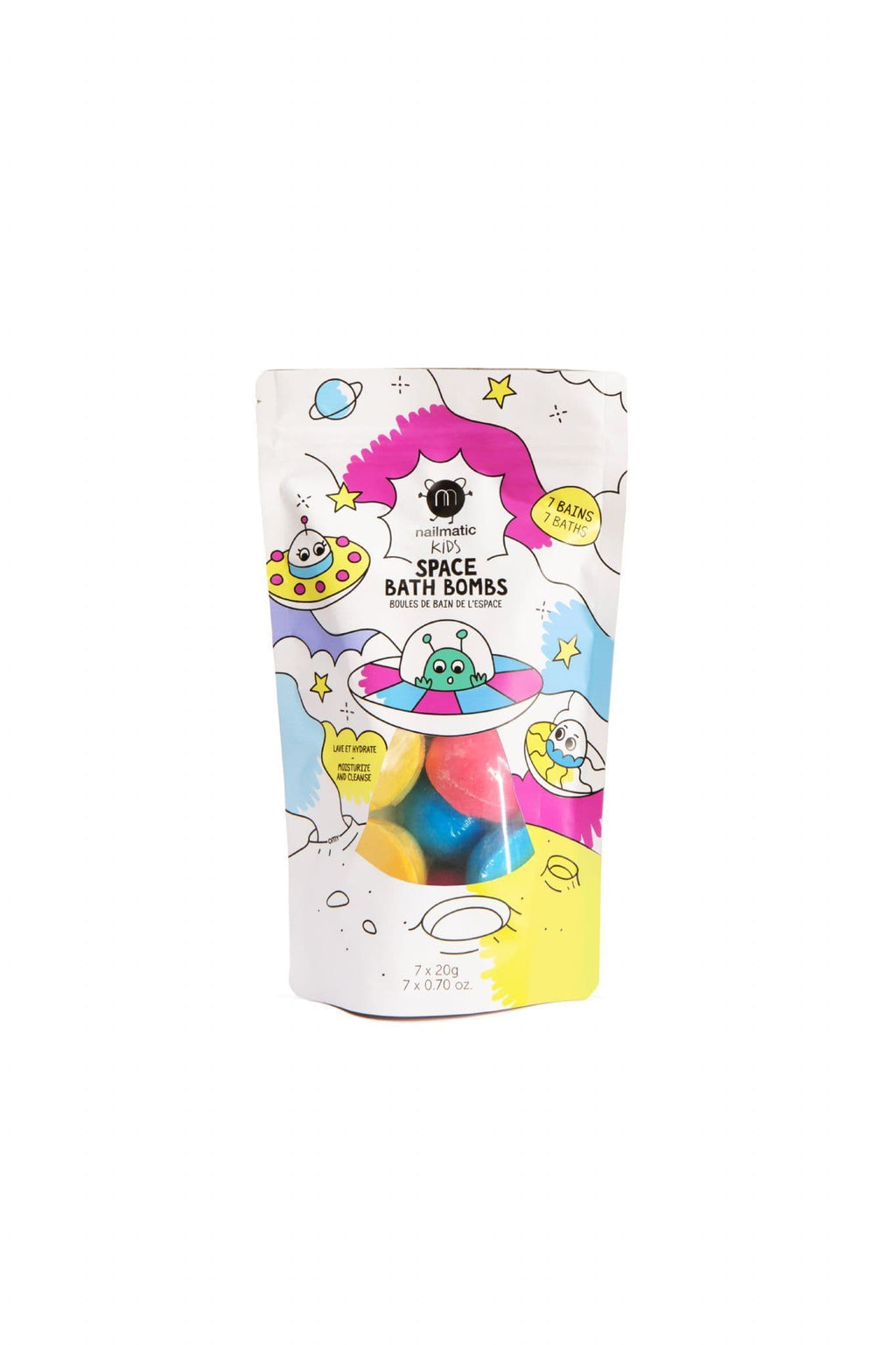 Nailmatic Bath Bomb - Space - Set of 7