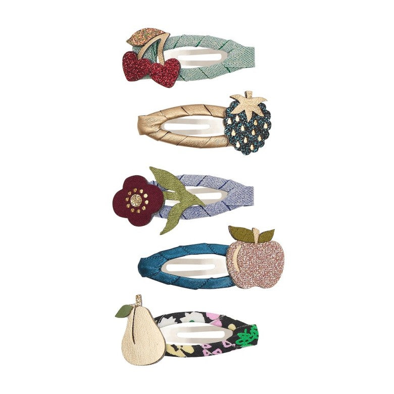 Mimi & Lula Winter Fruits Mini Hair Clips
