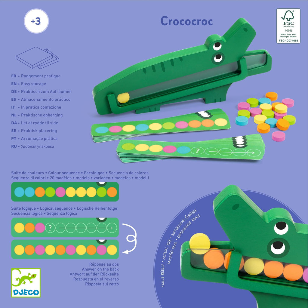 Djeco Crocodile Memory Game