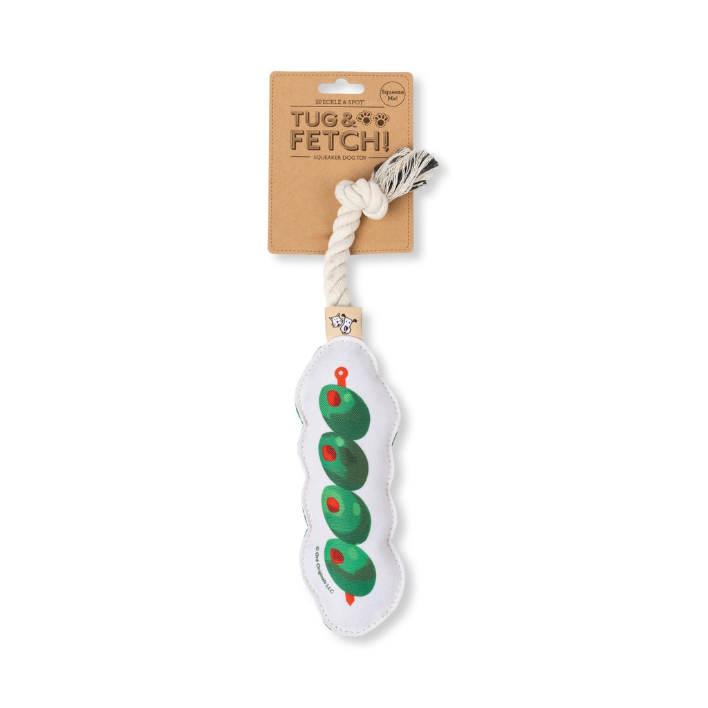 Speckle & Spot Pet Rope Toy - Olives