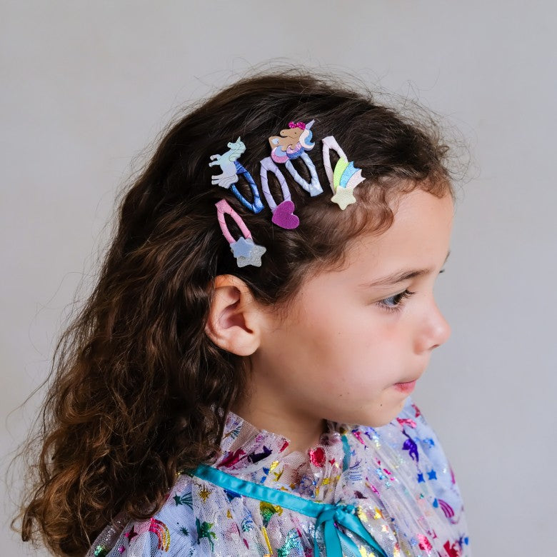 Mimi & Lula Unicornland mini hair clips