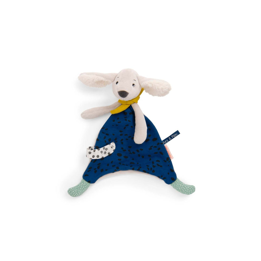 Moulin Roty Pilou blue comforter - Puce & Pilou