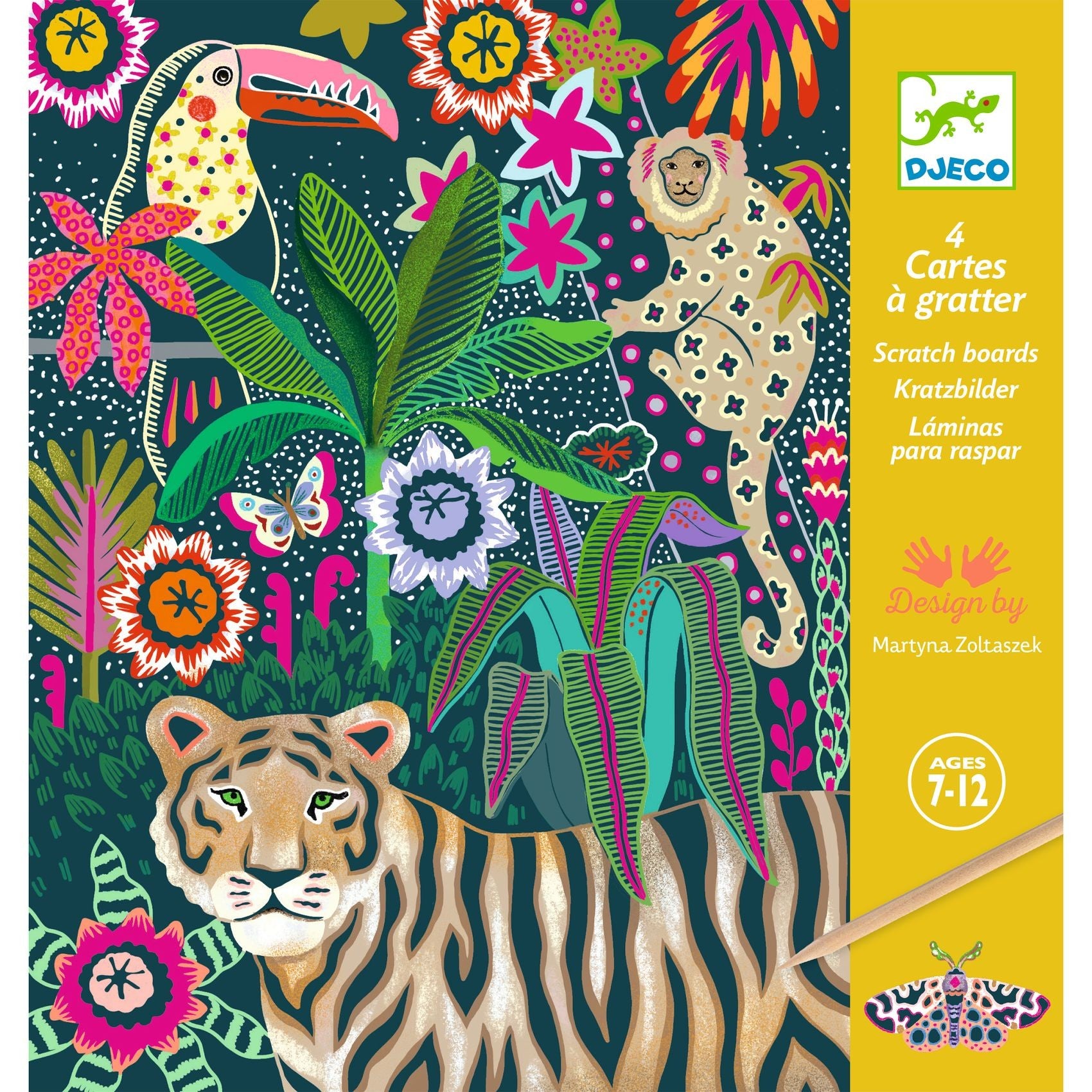 Djeco Rococo Scratch Card Set
