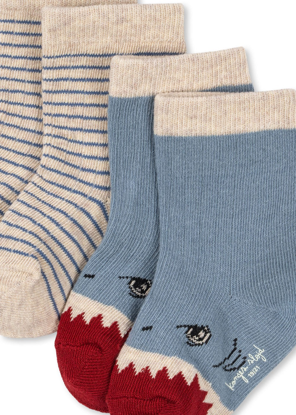 Konges Sløjd 2 Pack Shark Rib Socks