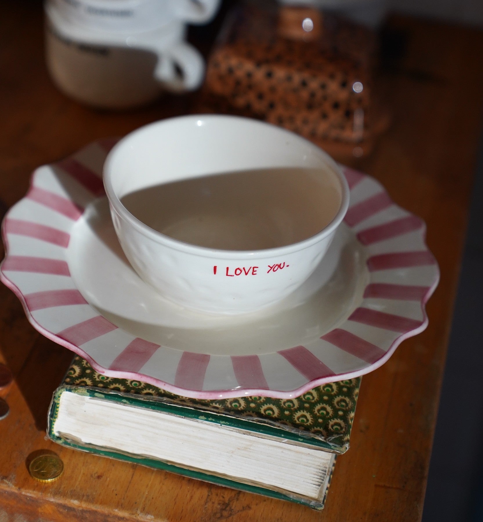 Anna + Nina I Love You Bowl