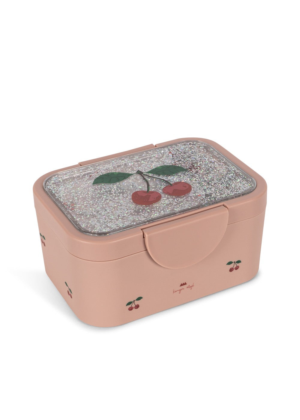 Konges Sløjd Glitter Lunch Box - Cherry Blush