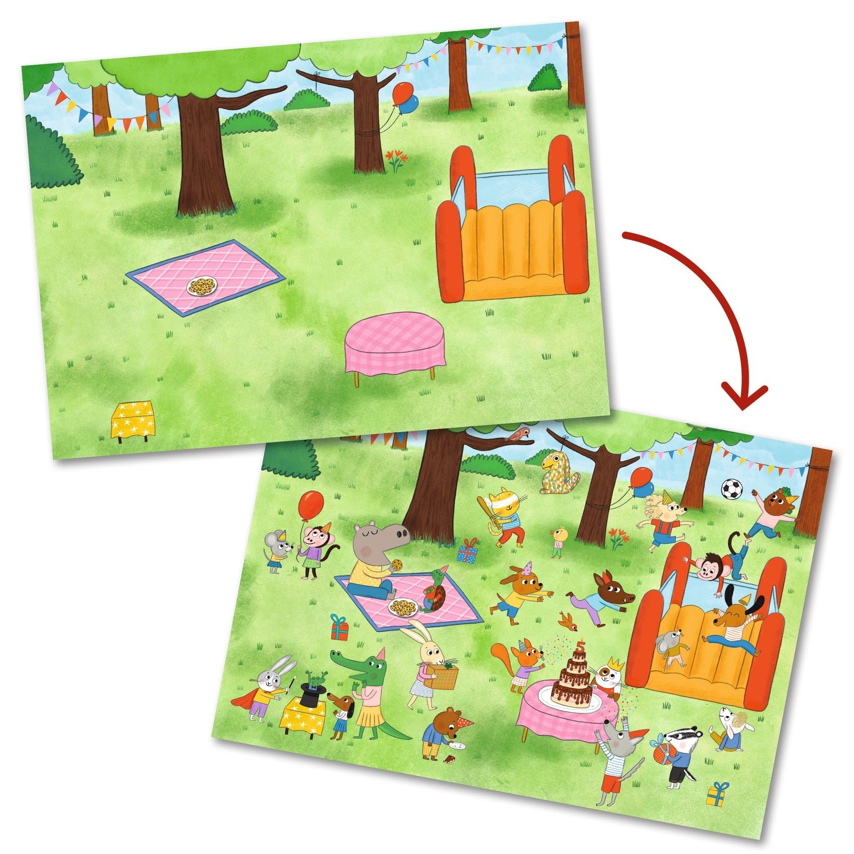 Djeco Decal Craft Set - Party Time