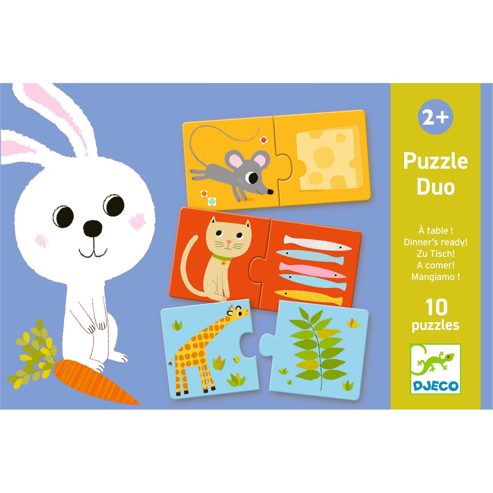 Djeco Dinner's Ready Puzzle Duo by Djeco