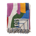 Bloomingville Artista Throw, Multi, Recycled Cotton