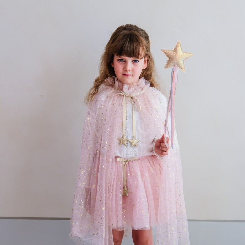 Mimi & Lula Princess starry tulle cape