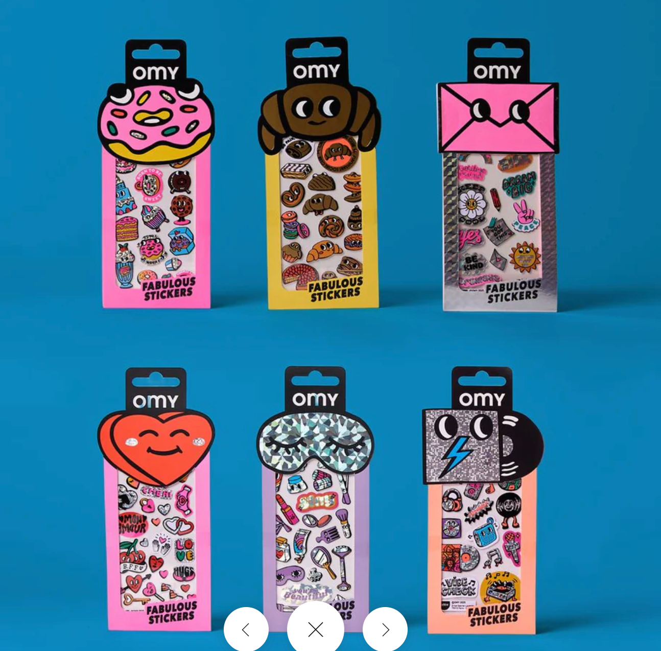 OMY Fabulous Stickers x12