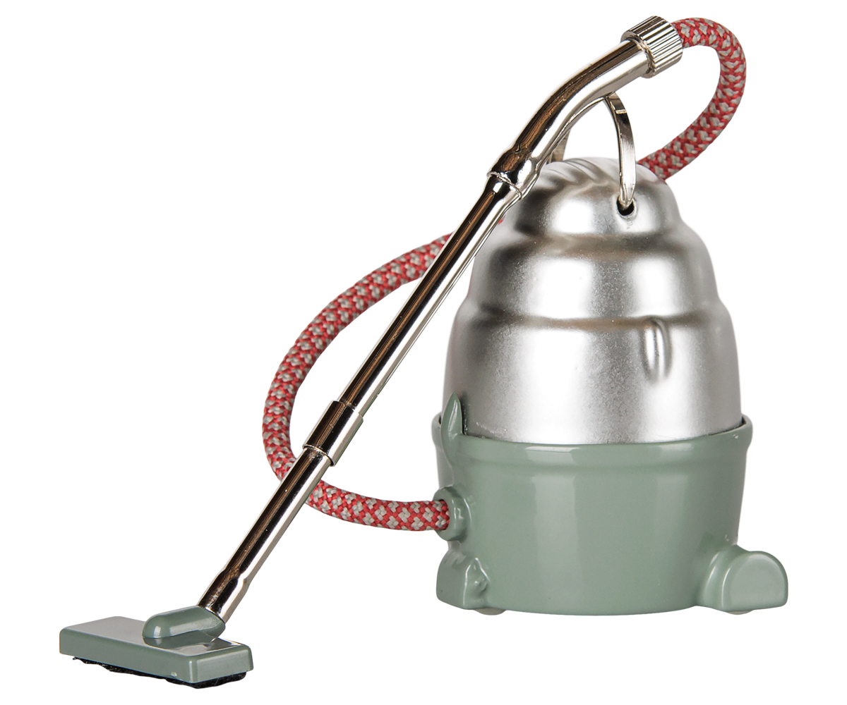 Maileg Vacuum cleaner, Mouse - Dark mint