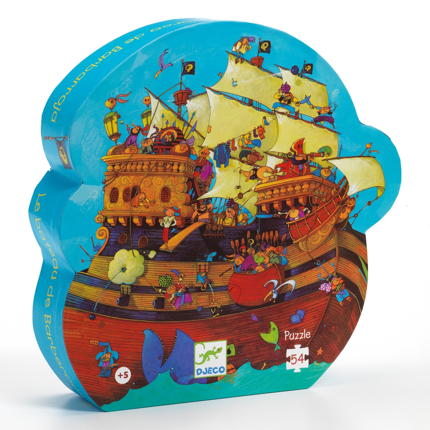 Djeco Silhouette 54 Piece Puzzle - Barbarossas Boat