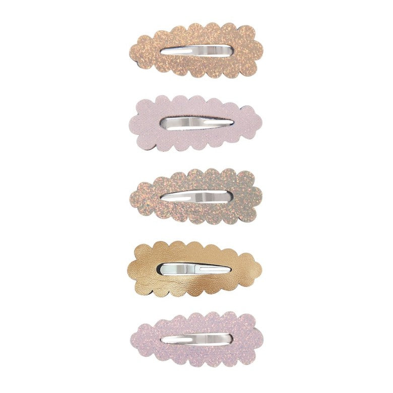 Mimi & Lula Dreamwish Scalloped Mini Hair Clips