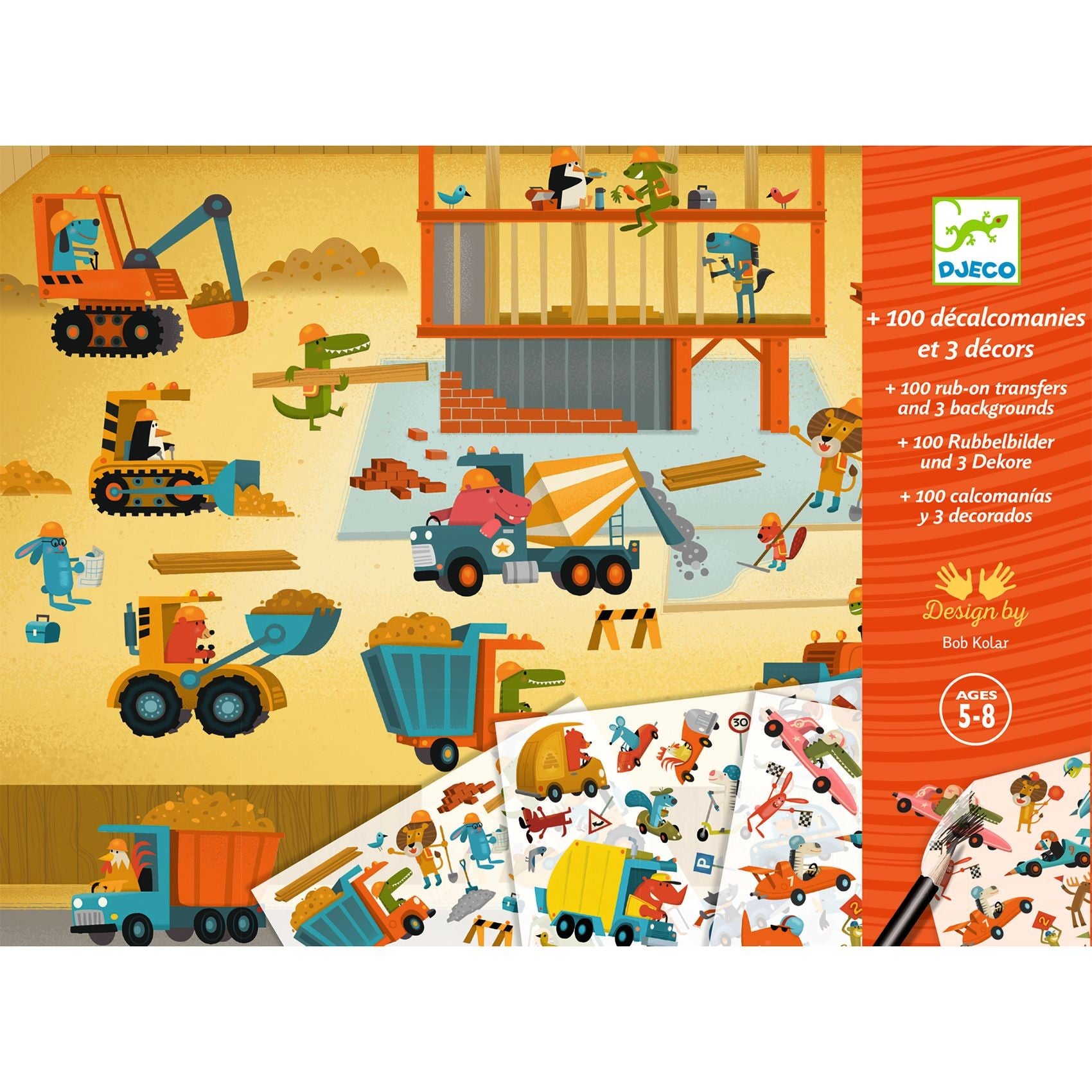 Djeco Decal Craft Set - Asphalt