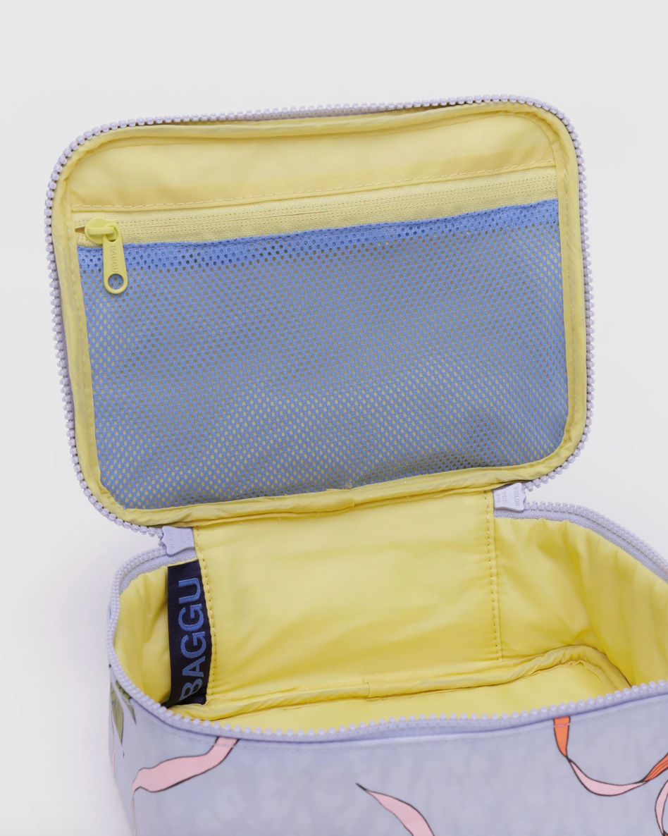 Baggu Small Cosmetic Case - Apricots & Ribbons
