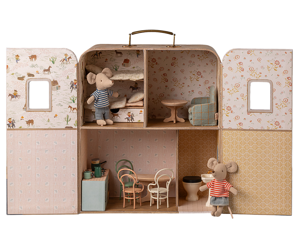 Maileg SuitCasa, Little sister and brother mouse