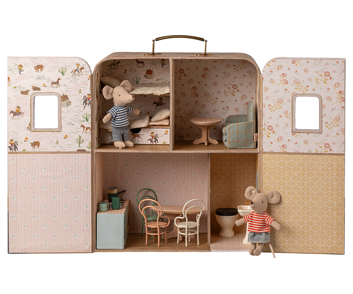 Maileg SuitCasa, Little sister and brother mouse