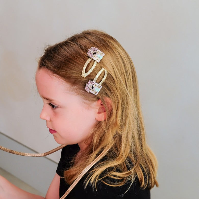 Mimi & Lula Haunted House Hair Clips