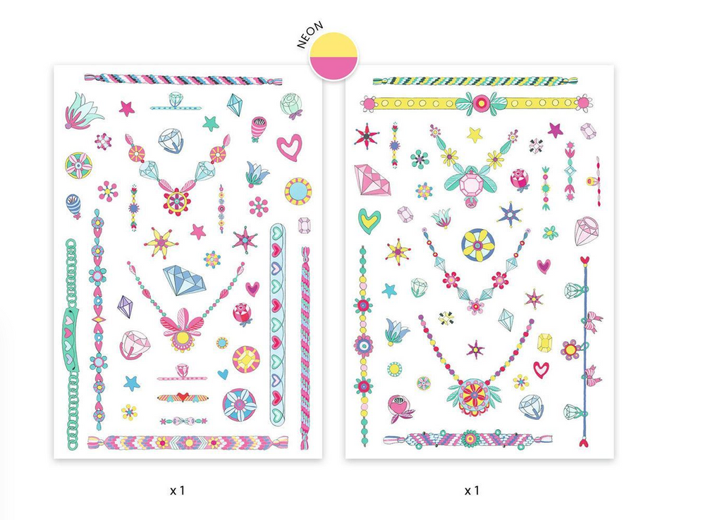 Djeco Jenni's Jewels Temporary Tattoos