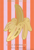 Brass Bookmark - Cabana Banana