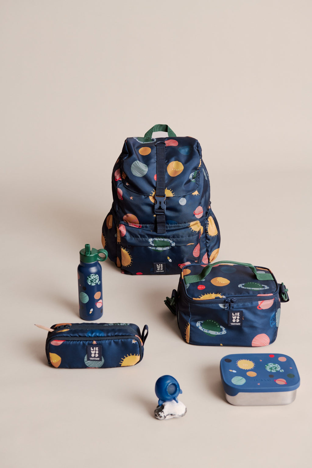 Liewood Cindy Pencil Case - Universe / Classic navy