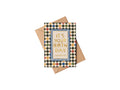 It's your birthday,(woohoo) Checkerboard Foil card