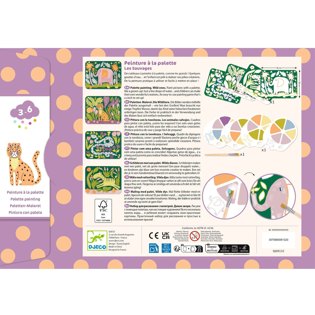 Djeco Painting Craft Set - Wild Ones
