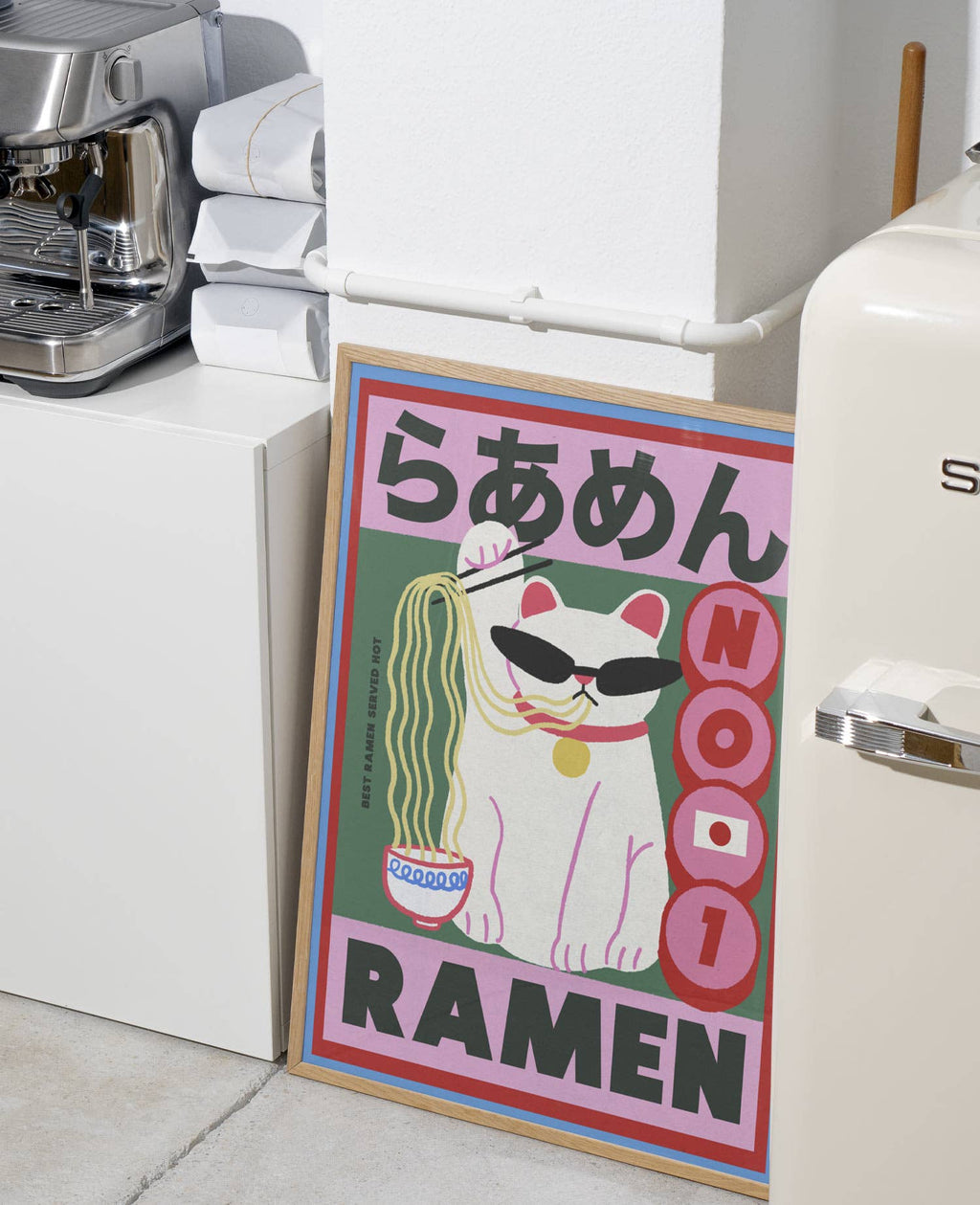 NO 1 RAMEN  Art Print - A3 Size