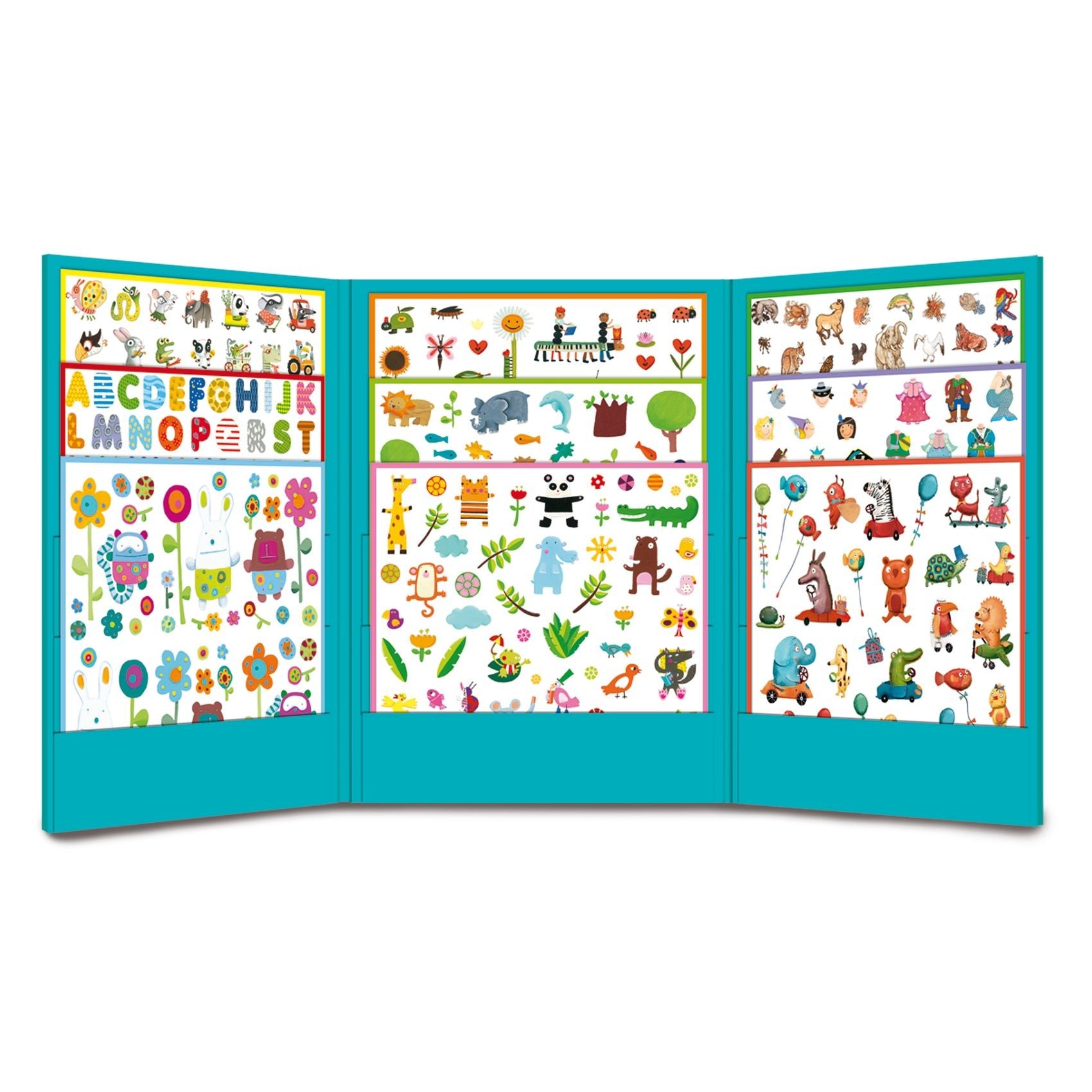 Djeco 1000 Coloured Stickers - For Little Ones