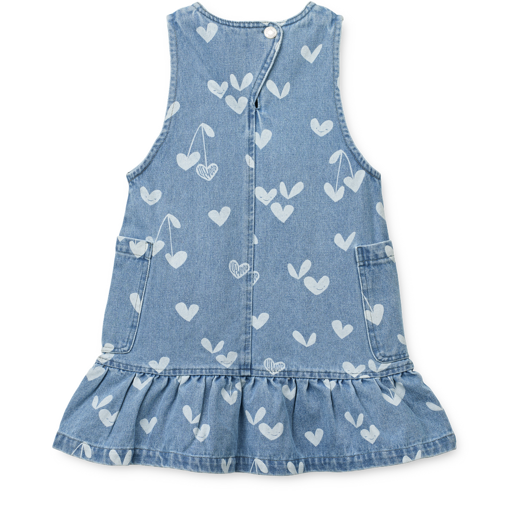 Liewood Angelica Printed Denim frill Dress