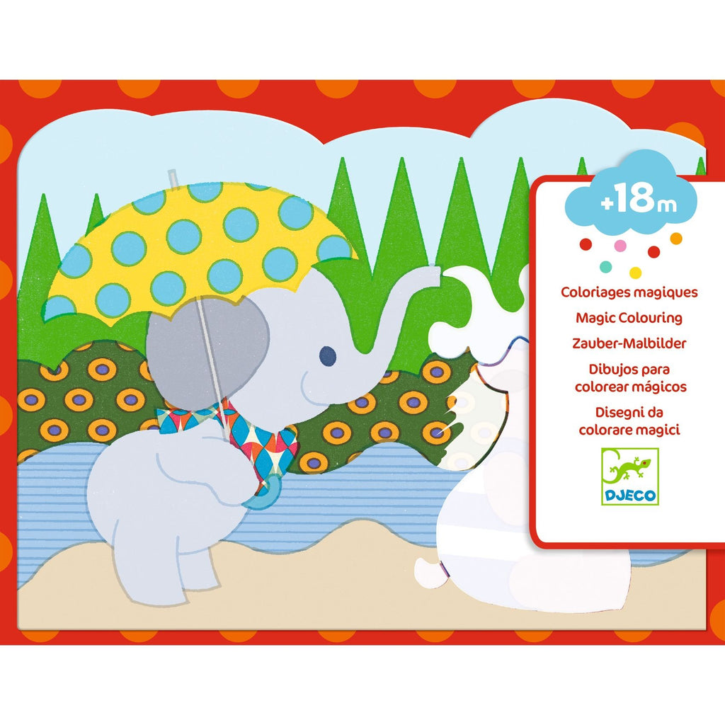 Djeco Magic Colouring Set - Hidden Outside