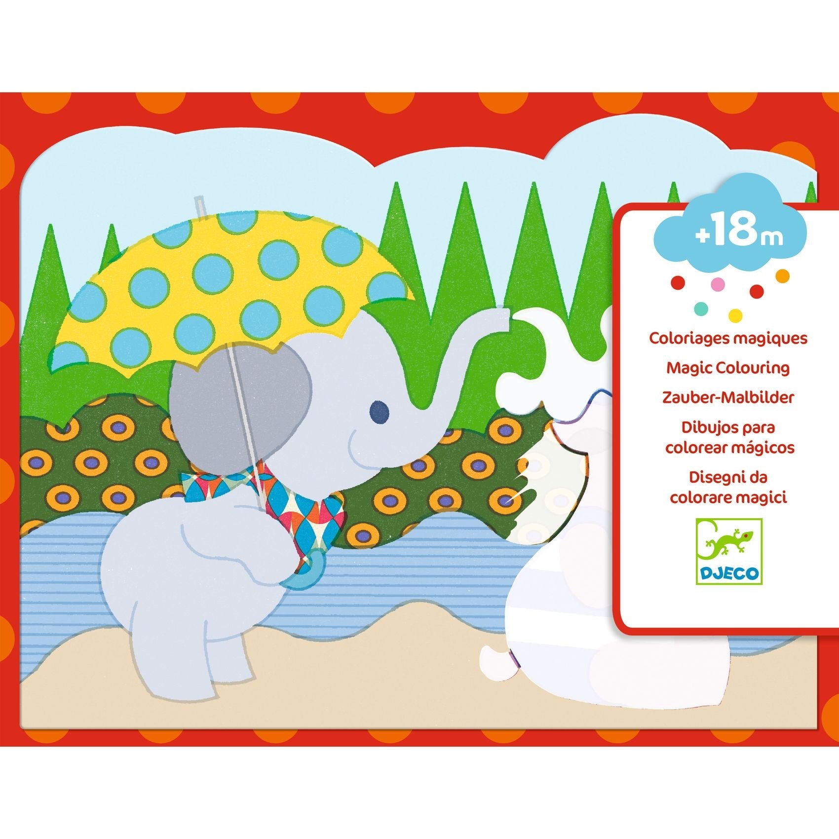Djeco Magic Colouring Set - Hidden Outside