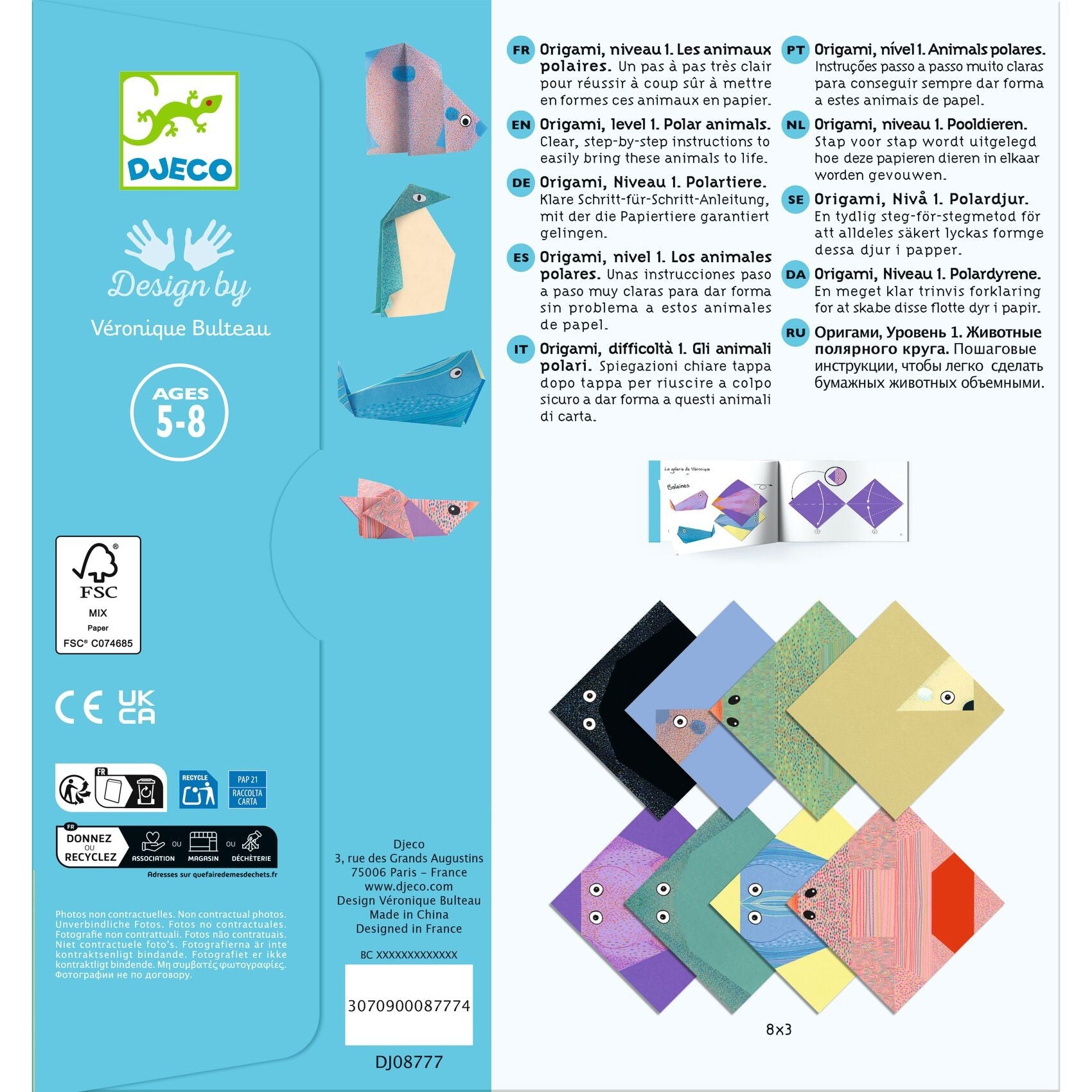 Djeco Polar Animals Origami