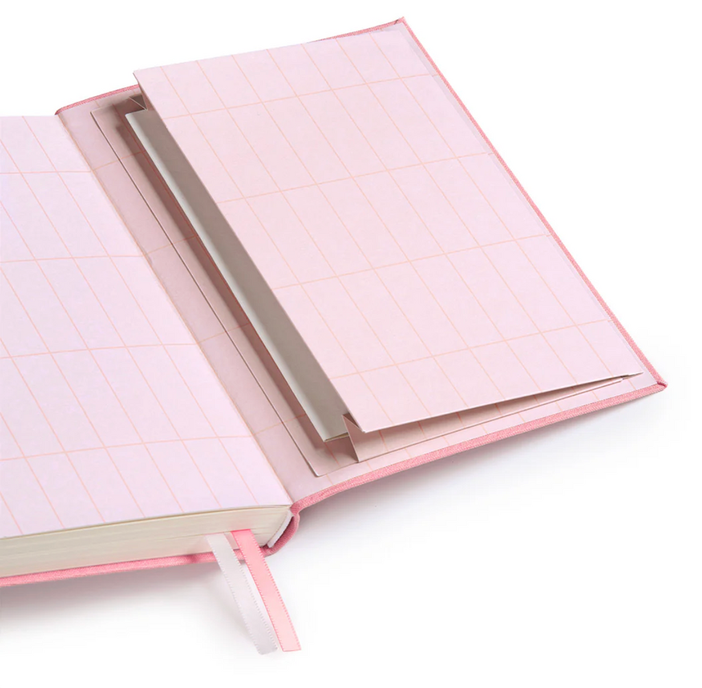 Pink Fabric Daily Planner