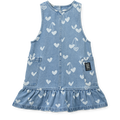 Liewood Angelica Printed Denim frill Dress