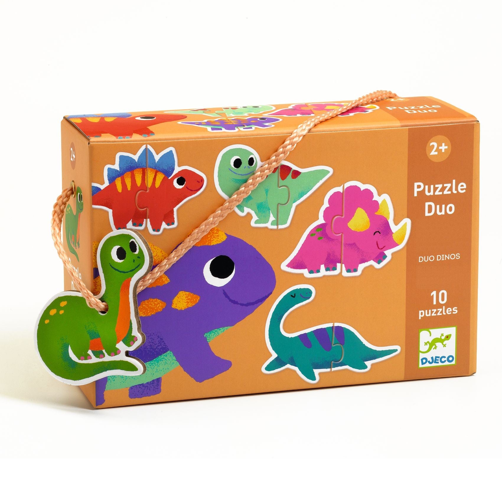 Djeco 10 Duo Puzzles - Dinos