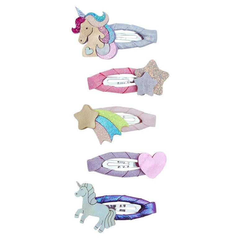 Mimi & Lula Unicornland mini hair clips