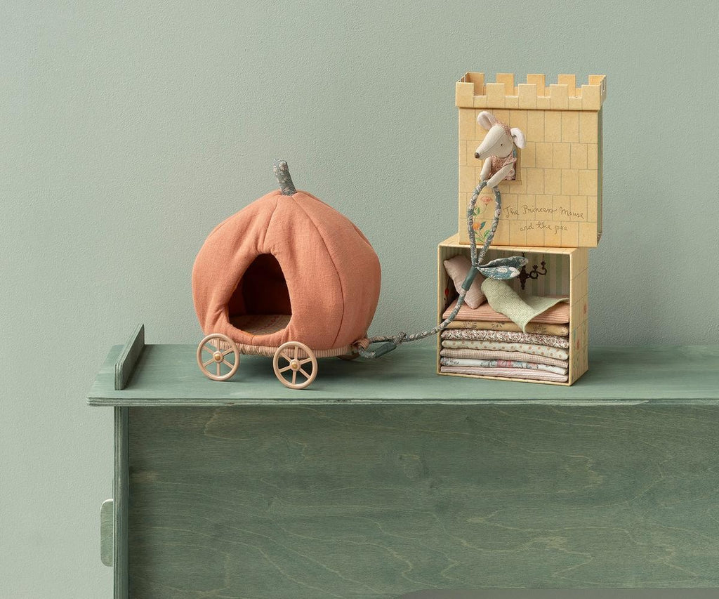 Maileg Pumpkin carriage, Mouse